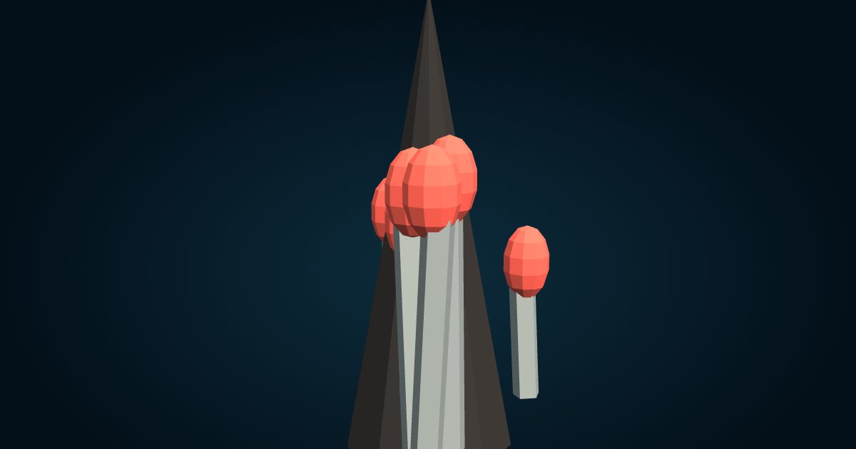 3D model: Pompeii worm (Alvinella pompejana), in the game Cachalot