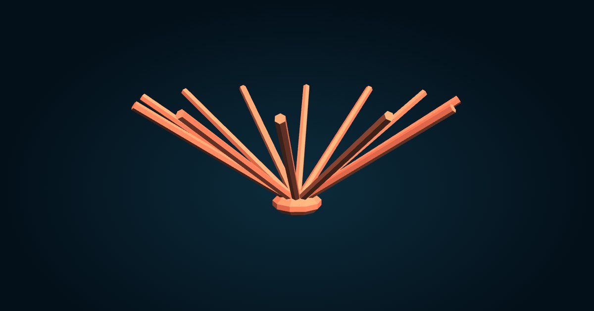 Modèle 3D : Étoile brisingide (Ordre des Brisingida), dans le jeu Cachalot