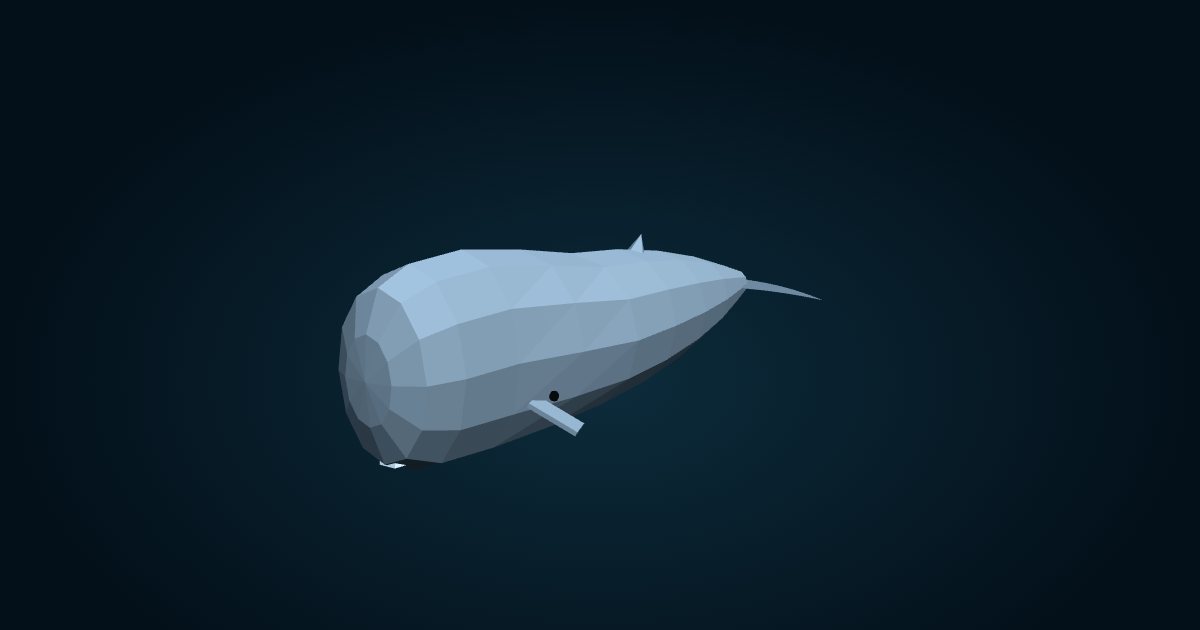 3D model: Sperm whale (Physeter macrocephalus), in the game Cachalot