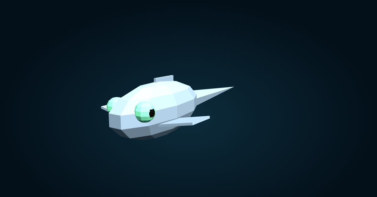 Modelo 3D: Quimera (Hydrolagus sp.), en el juego Cachalot