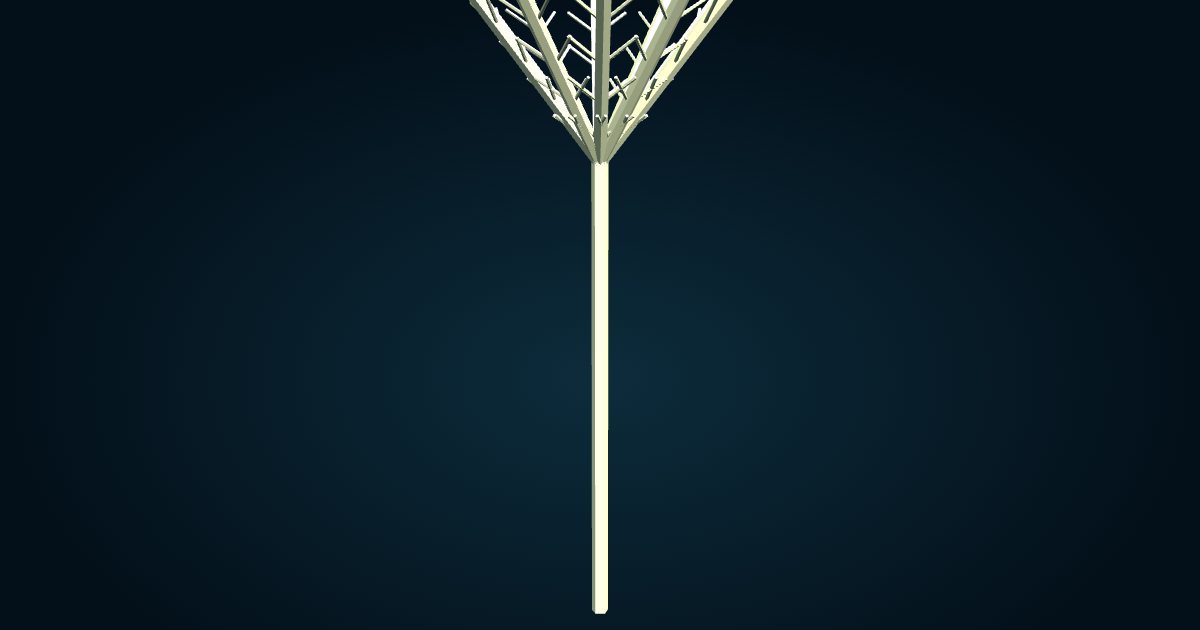 Modèle 3D : Lys de mer (Crinoïdes pédonculés), dans le jeu Cachalot