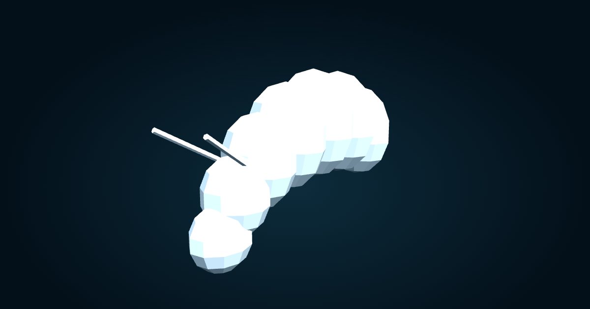 3D model: Crystal amphipod (Cystisoma sp.), in the game Cachalot