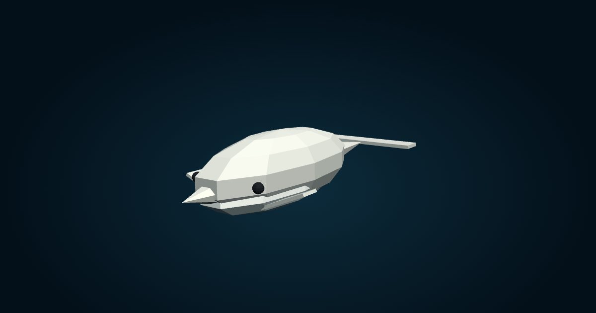 3D model: Dugong (Dugong dugon), in the game Cachalot