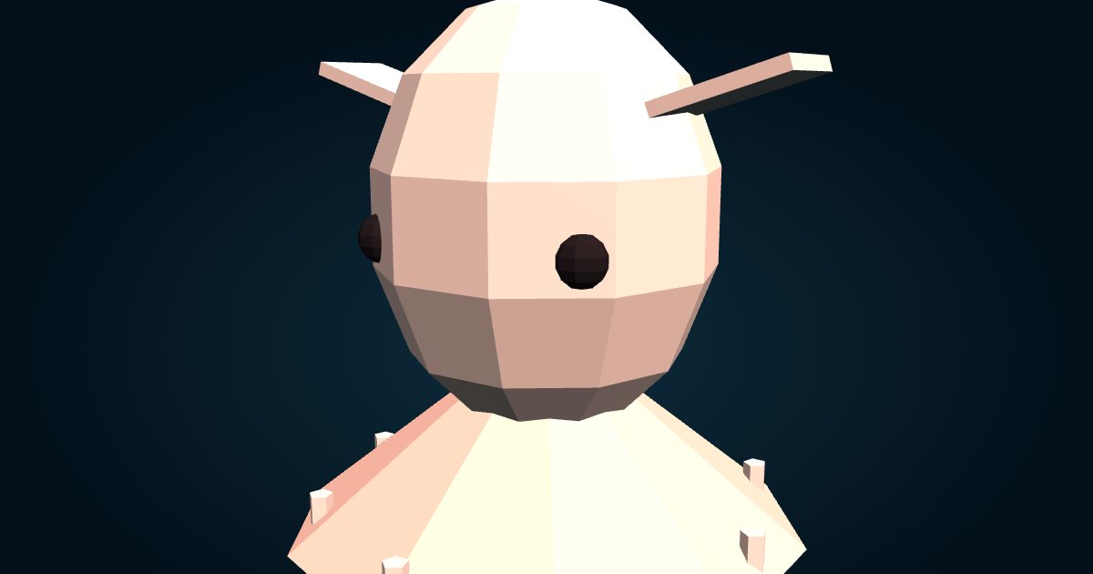 Modèle 3D : Pieuvre Dumbo (Grimpoteuthis sp.), dans le jeu Cachalot