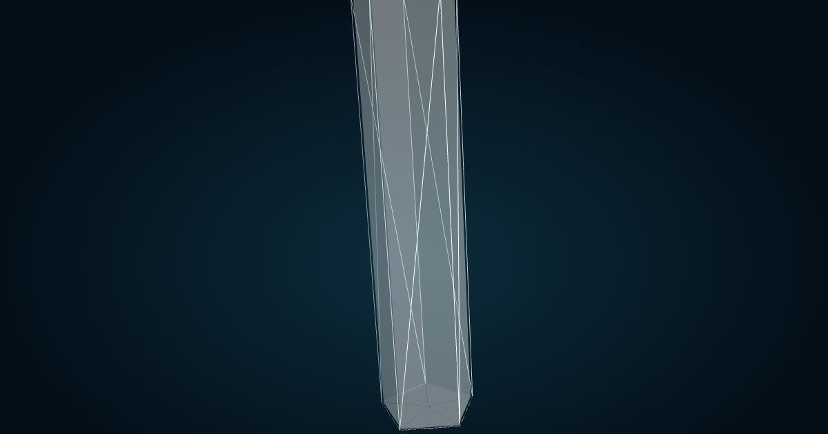Modèle 3D : Corbeille de Vénus (Euplectella aspergillum), dans le jeu Cachalot