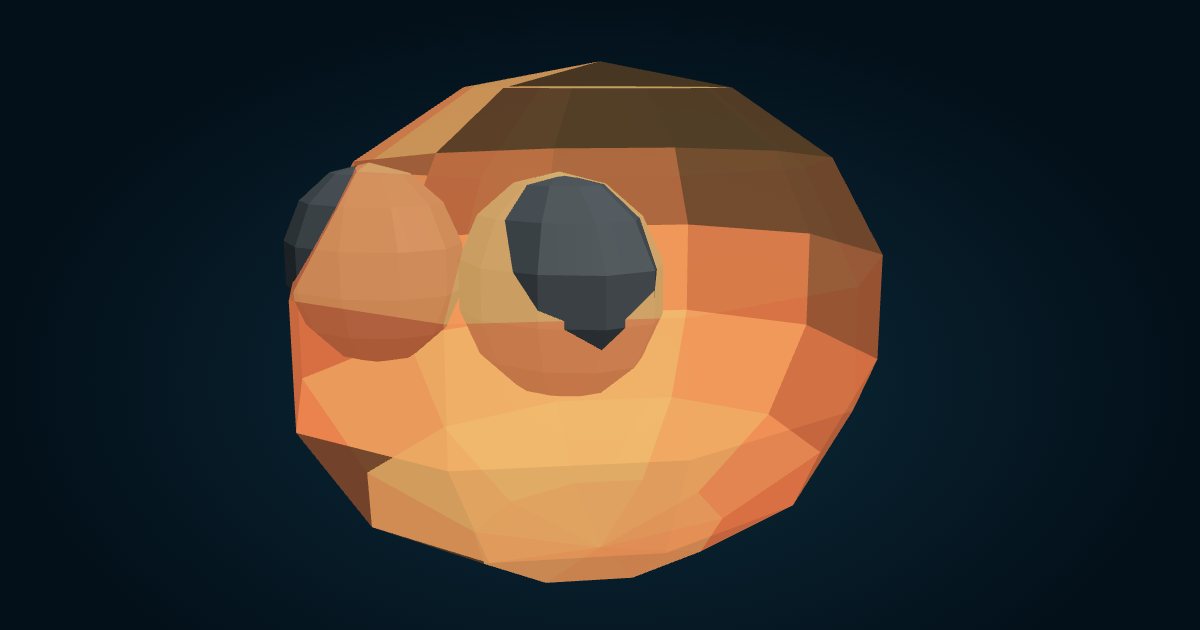 Modèle 3D : Ostracode géant (Gigantocypris sp.), dans le jeu Cachalot