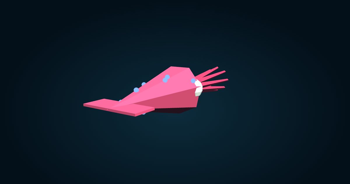3D model: Jewel squid (Histioteuthis sp.), in the game Cachalot