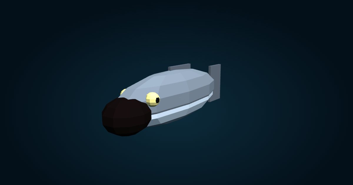 Modelo 3D: Austromerluza antártica (Dissostichus mawsoni), en el juego Cachalot
