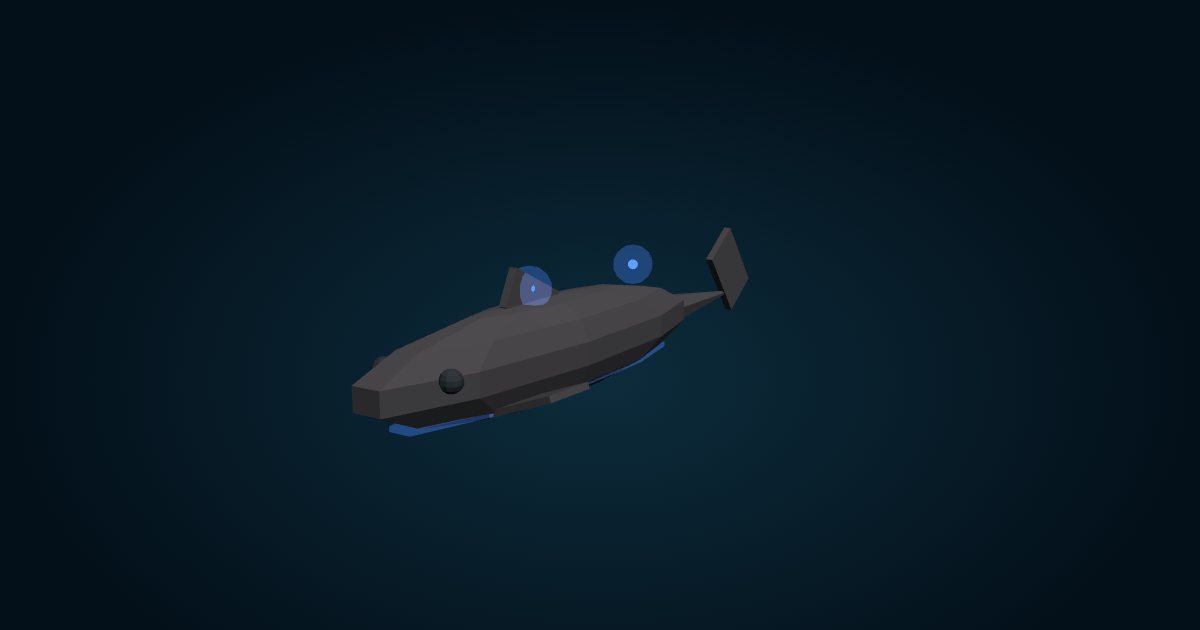 Modèle 3D : Squale liche (Dalatias licha), dans le jeu Cachalot