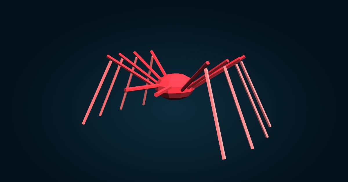 3D model: Scarlet king crab (Lithodes couesi), in the game Cachalot