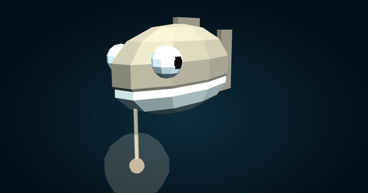 Modelo 3D: Bacalao polar (Boreogadus saida), en el juego Cachalot