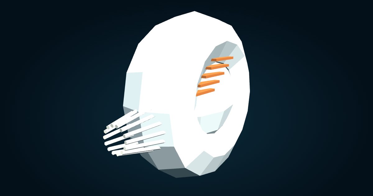 Modèle 3D : Nautile (Nautilus pompilius), dans le jeu Cachalot