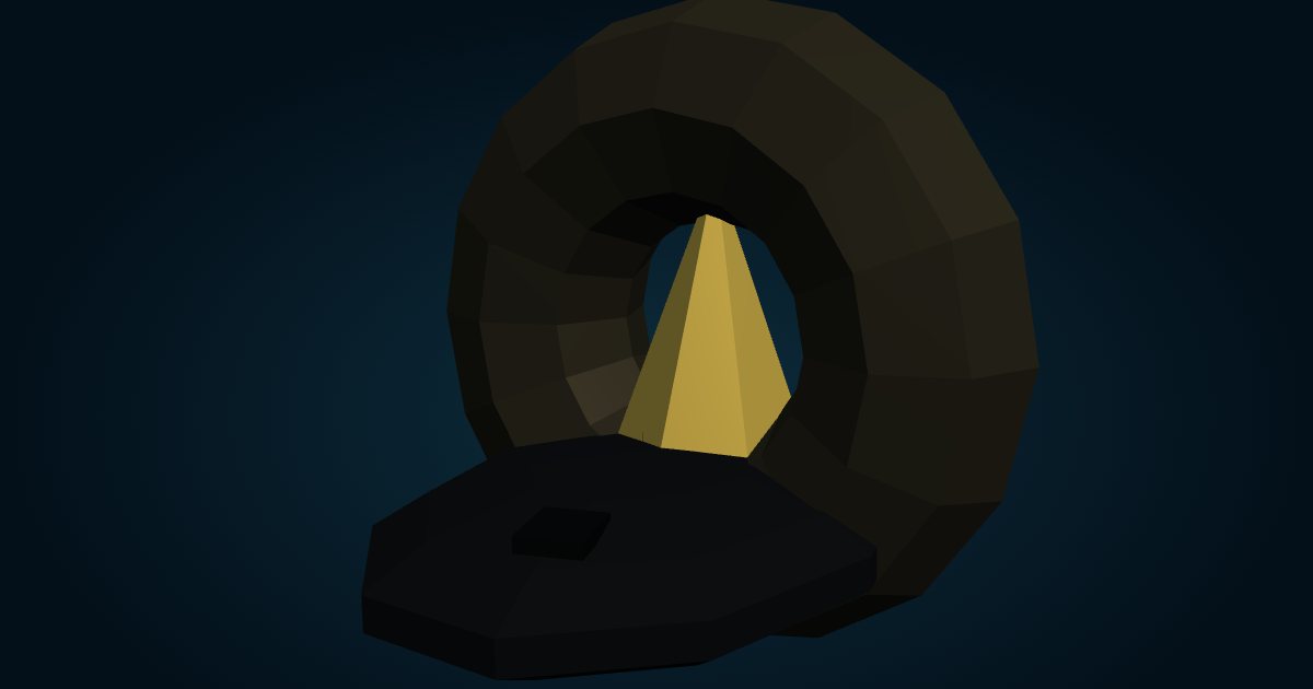 Modelo 3D: Gasterópodo de pie escamoso (Chrysomallon squamiferum), en el juego Cachalot