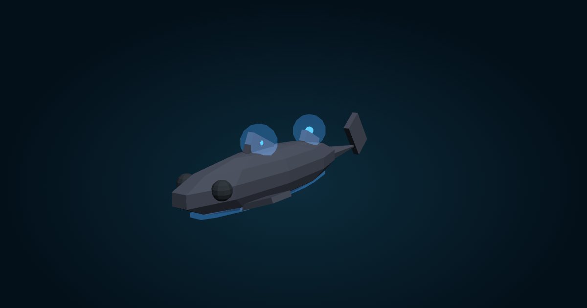 Modèle 3D : Sagre commun (Etmopterus spinax), dans le jeu Cachalot