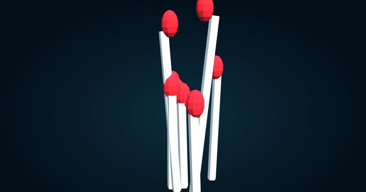 3D model: Giant tube worm (Riftia pachyptila), in the game Cachalot
