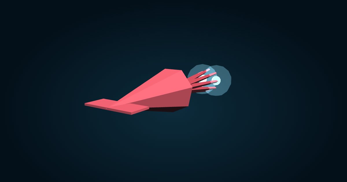 Modelo 3D: Calamar de Dana (Taningia danae), en el juego Cachalot