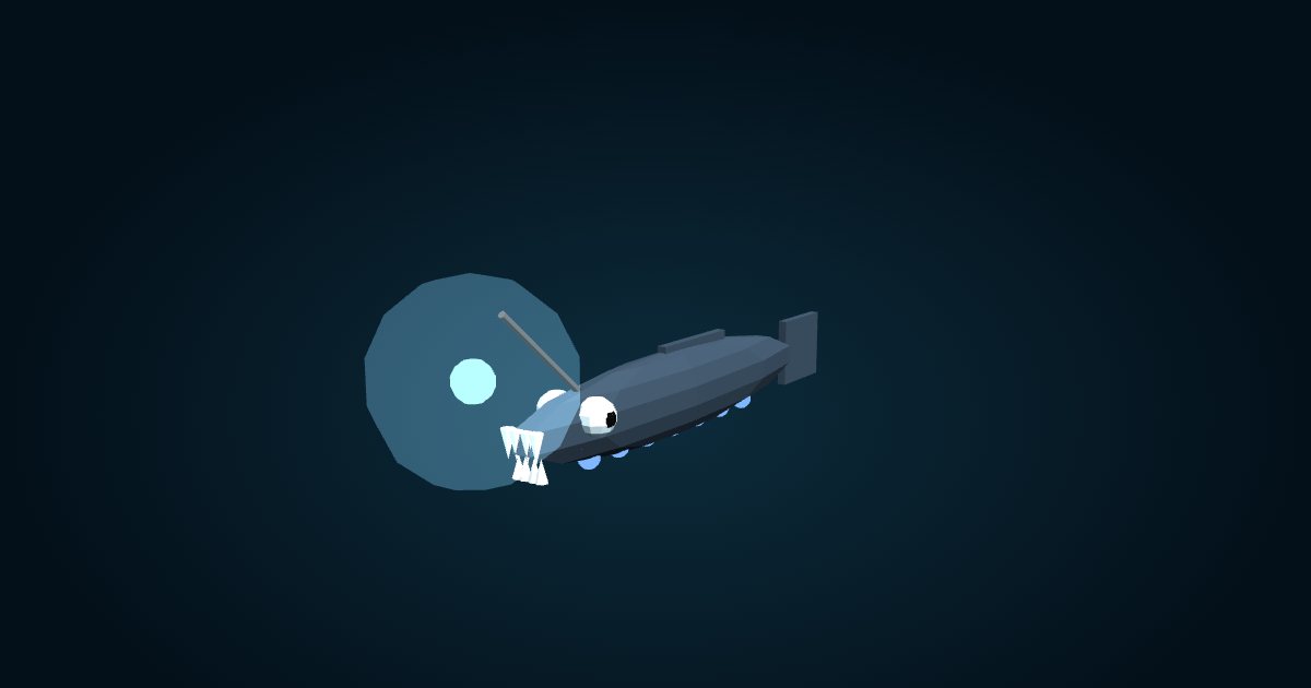 3D model: Viperfish (Chauliodus sloani), in the game Cachalot