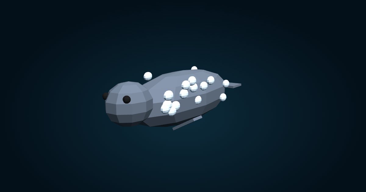 3D model: Weddell seal (Leptonychotes weddellii), in the game Cachalot