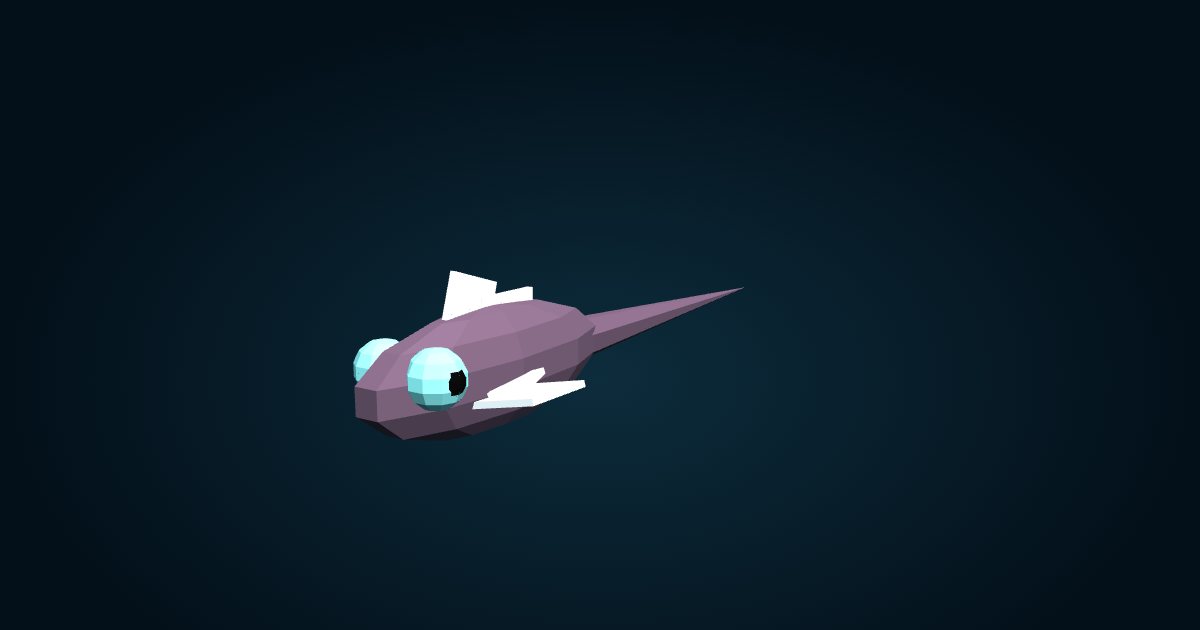 Modelo 3D: Quimera de los marinos (Chimaera willwatchi), en el juego Cachalot